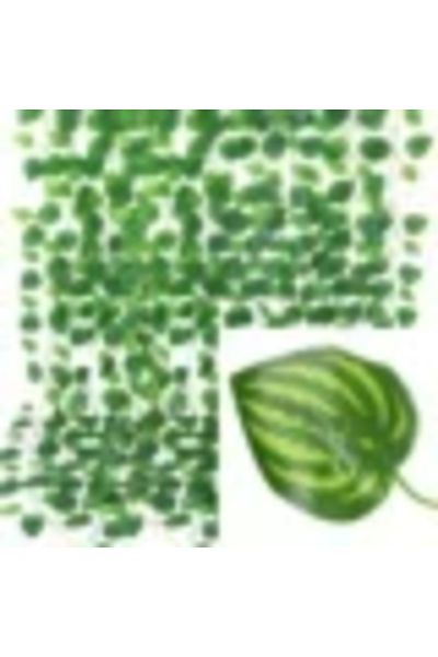 Choice Watermelon Leaves 11m-5 Strings 11m Artificial Plant Green Ivy Leaf Garland Fake Plant Creeper Hangi
