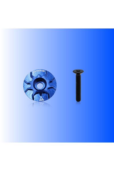 Choice Blue Evosid Mtb Bicycle Headset Top Cap 1-1/8 Road Bike Stem Cover Aluminium Alloy Ultralight Headse