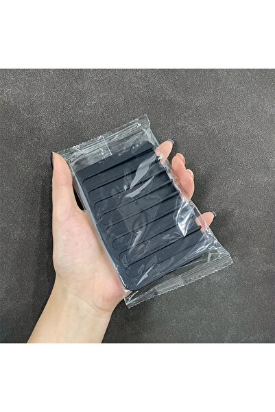 Choice علبة صابون سوداء، عبوة واحدة، حامل صابون تصريف من السيليكون، سطح مطبخ ...