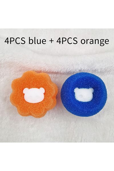 Choice mixed color 8 PCS Laundry Ball Kit Hair Remover Pet Clothes Cleaning Dog Accessories Home Household