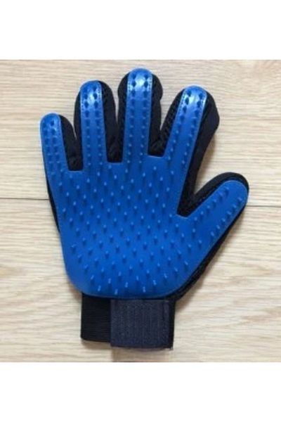 Choice 1pcs blue right 1pc Pet Cat and Dog Grooming Cleaning Brush Gloves, Depilatory Gloves, Animal Bathin
