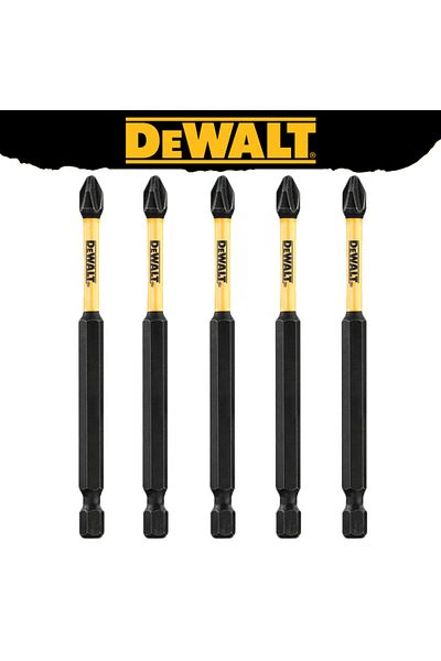 Choice DEWALT PH2 89MM 5PCS DEWALT Original PH2 89MM Hex Shank Bits High Speed Steel Electric Drill Wrench