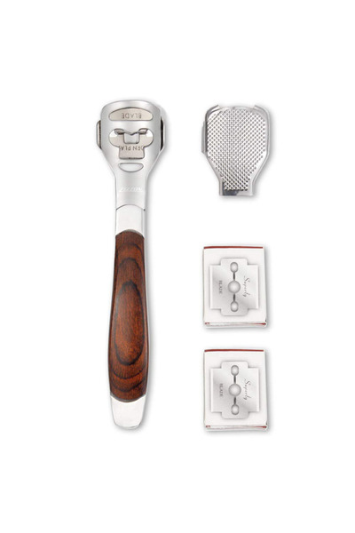 Choice مقبض خشبي 2 ماكينة حلاقة مسامير القدم لإزالة الجلد الصلب من الكعب والي...