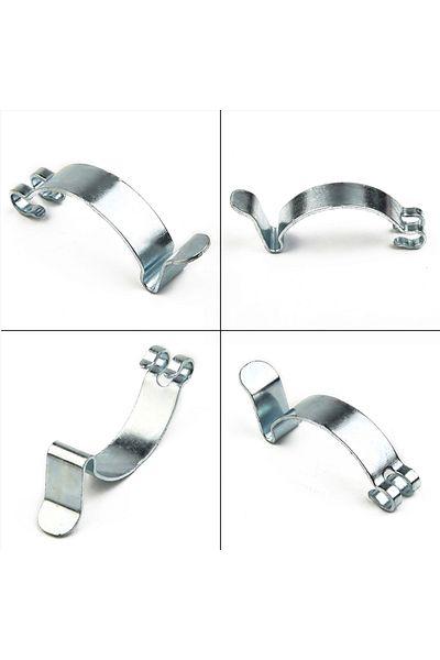 NIGHTKIST 1Pcs Silver Metal Car Air Filter Cleaner Housing Box Lid Spring Clip Clamp Stable Performance Hig...