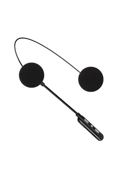 KEBETEME black Bluetooth 5.0 Motorcycle Helmet Headset Waterproof Moto Headphone Wireless Stereo Earphone Spe