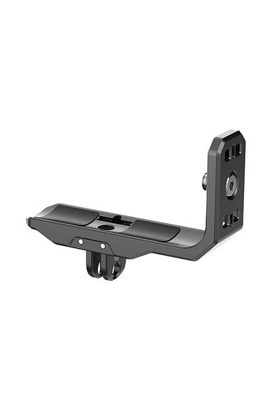 CUJMH black Black For Insta360 X4/X3 Magnetic Metal Horizontal L-shaped Bracket Magnetic Shooting Stand Mo