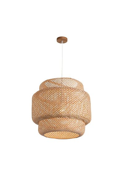 JOYINLED 30CM 30cm Modern Bamboo Pendant Light Hand Woven Bamboo Art Chandelier Dining Room Lantern Chandelie