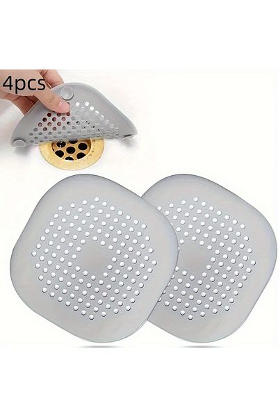 Choice 1pc Sewer with Suction Cup, Floor Drain Mat, Kitchen, Bathroom, Anti Clogging Hair Filter