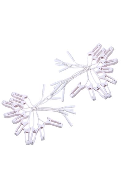 Choice 20pcs Ear Pain Relief Clip Tens 2.0mm Pin Breast Nipple Electrode Lead Wire for TENS Unit Physiother