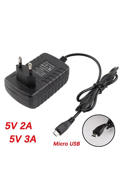 Choice محول طاقة ميكرو USB بمقبس الاتحاد الأوروبي 5 فولت 2 أمبير، محول طاقة تيار مستمر 5 فولت 2 أمبير 3 أمبير، محول طاقة تيار متردد/تيار مستمر بمقبس الاتحاد الأوروبي/الولايات المتحدة، مصدر طاقة شاحن 220 فولت