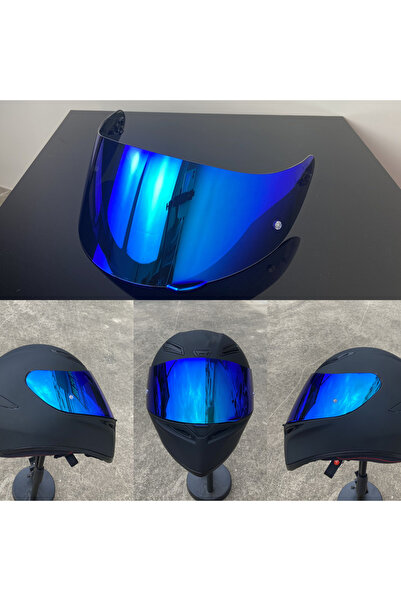 Choice14 Revo Deep Blue Helmet Lens for AGV K5 K5S K3SV K1 K1S Compact ST Mot...
