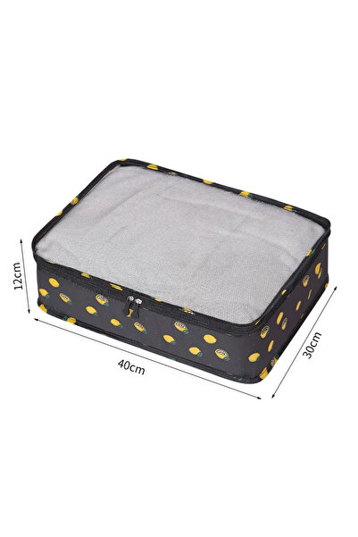 Choice Black lemon Large Capacity Travel Bag Suitcase Clothes Storage Organiz...