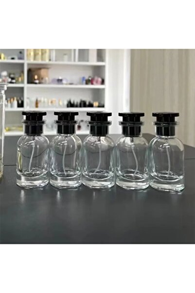 Choice1 زجاجة عطر زجاجية 30 مل، 5 قطع، زجاجة عطر زجاجية فاخرة محمولة للسفر، زجاجة عطر فاخرة