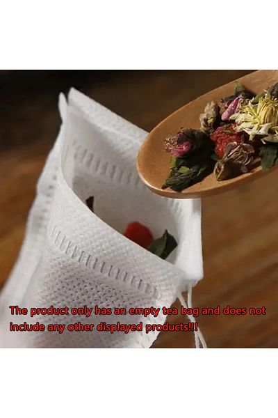 Choice 5x7- 0.02 100 Pcs Disposable Tea Bags Filter Bags for Tea Infuser with String Heal Seal Food Grade N