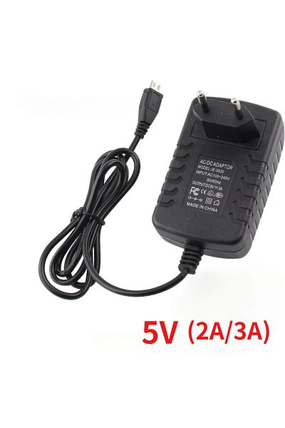 Choice محول طاقة ميكرو USB بمقبس الاتحاد الأوروبي 5 فولت 2 أمبير، محول طاقة تيار مستمر 5 فولت 2 أمبير 3 أمبير، محول طاقة تيار متردد/تيار مستمر بمقبس الاتحاد الأوروبي/الولايات المتحدة، مصدر طاقة شاحن 220 فولت
