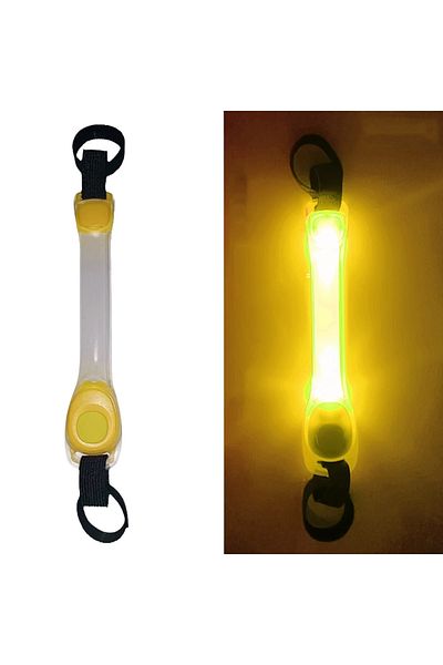 Choice Yellow Waterproof Dog Anti-lost Safety Glowing Collar,multi-color Pendants And Outdoor-ready Flashin