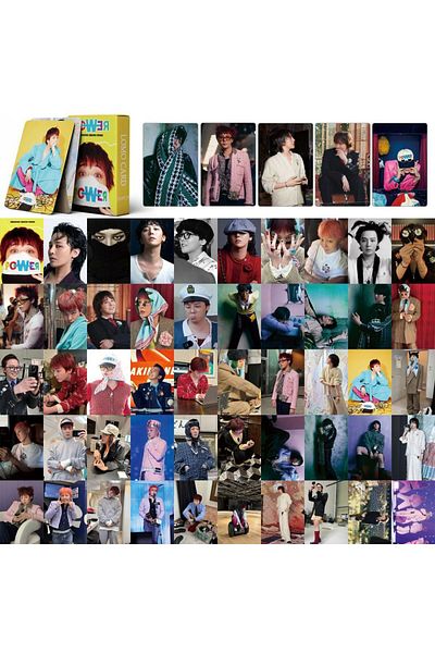 Choice POWER 55pcs/box Kpop Photo album G-Dragon Übermensch POWER Lomo Cards Photocards for Fans Collcetion