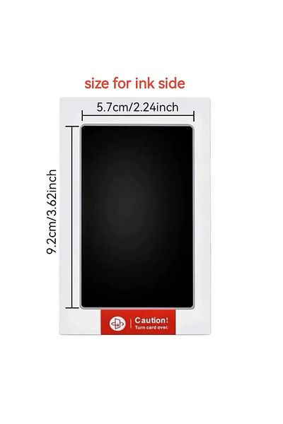 Choice 10pcs Black Baby Handprint Footprints Ink Pads For Pet Safe Non-toxic No-touch Skin Inkless Inkpad K