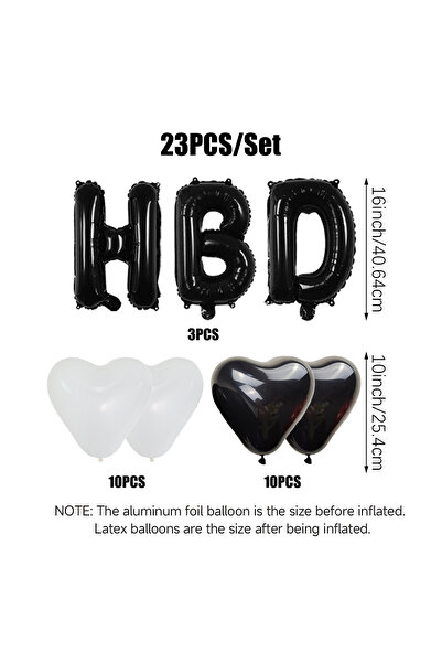 Choice مجموعة بالونات أخرى مكونة من 23 قطعة من بالونات عيد الميلاد مقاس 16 بو...