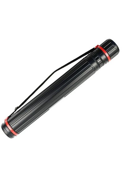 Choice Black 1pcs Plastic Art Storage Tube Box New Adjustable Scalable Painting Cylinder With Shoulder Stra