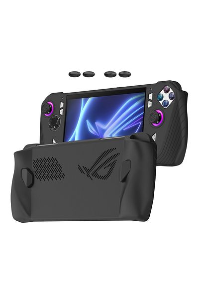VKTECH black Protective Cover Soft Silicone Shell Sleeve Anti-Scratch Protective Case Dustproof Game Access