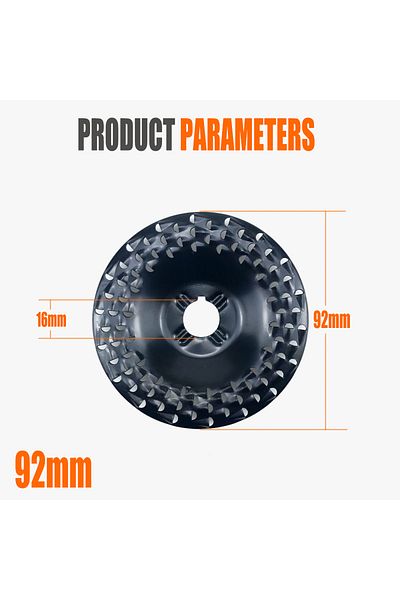Choice 92MM 92mm/125mm Grinder Wheel Disc Wood Shaping Wheel Grinding Discs for Angle Grinders Woodworking