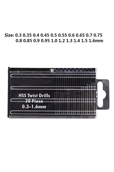 Choice 1pc Xcan Hss Twist Drill Bits 0.3-1.6mm Mini Drill Bit Set For Precision Crafts Jewellery Watch Repa