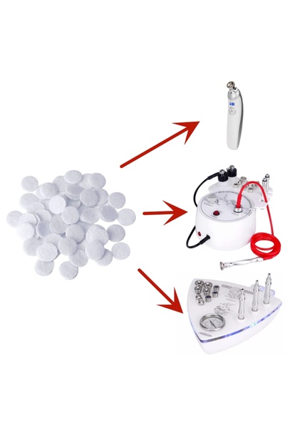 Choice1 150 قطعة 50/100/150 قطعة مرشحات قطنية بديلة للتقشير الدقيق 10 مم للعن...
