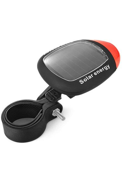 Choice 13012 Bike Front Lights Night Riding Bicycle Taillight Solar Energy Light Outdoor Waterproof Safety