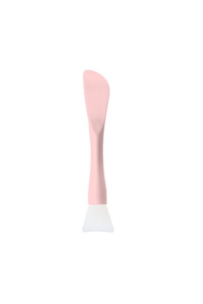Choice pink 1Pcs Silicone Facial Mask Brush Soft Head with Scraper Integrated Dual-use Mud Film Brush DIY F