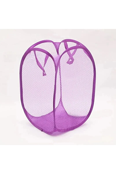 Choice1 سلة تخزين ملابس منزلية قابلة للطي من ksk، لون بنفسجي، سلة تخزين ملابس...