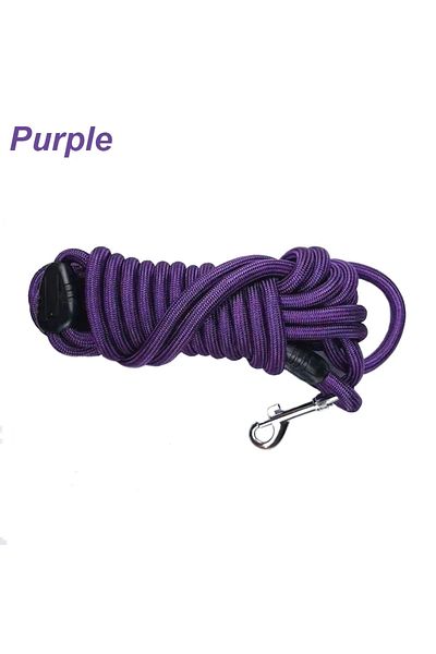 Choice 5m Purple 5m/10m/15m Heavy Duty Nylon Dog Leash - Ideal For Recall & Agility Training Tailored, Suit