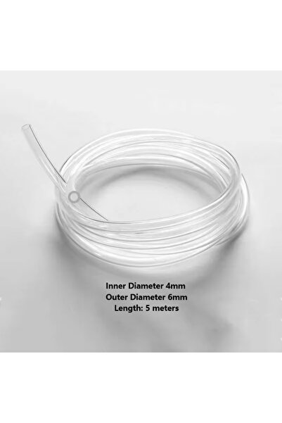 Choice1 أنبوب ثاني أكسيد الكربون لحوض السمك بطول 5 أمتار، مقاس 4×6 مم، خرطوم ...