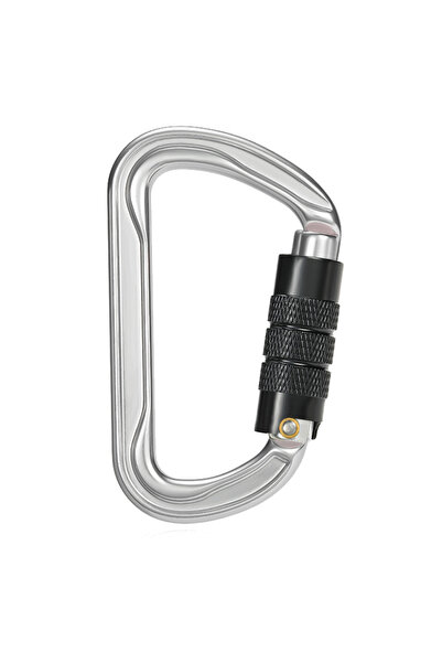 Choice خطاف تسلق آمن من الألومنيوم من CLIWIZ 30kN فضي جديد عالي الجودة، حلقة ...