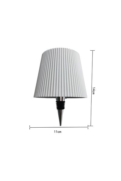 Choice White B Wireless Bottle Table Lamp Touch Control of 3 Colors and Stepless Dimming Night Lamp For Bar