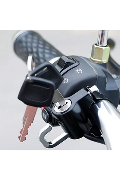 Choice Motorcycle Helmet Lock Anti-theft Fixed Lock Metal Multi-function Universal Bicycle Bike Anti-the...