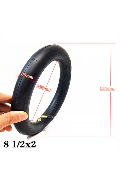 Choice Bent valve 8.5 Inch 8 1/2x2 Scooter Inner Tube Straight & Bent Valve For XIA0MI/LENOV0 Scooters Tyre