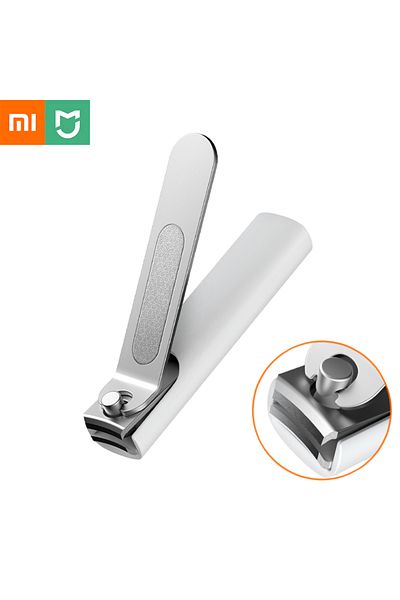 Choice WHITE Xiaomi Mijia 402 Stainless Steel Nail Clippers Pedicure Care Trimmer Portable Nail File with A