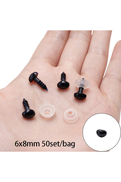 Choice6 style1 20/30/40/50 Sets/Bag Doll Eye and Nose Accessories Doll Handma...
