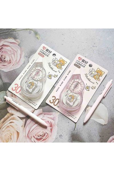 Choice 2pcs AIHAO 6620K Rilakkuma Correction Tape 30M Kawaii Corrector Promotional Gift Stationery Student