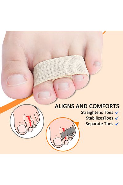 Choice 5pcs Pexmen 1/2/5pcs Hammer Toe Straightener Toe Splints Bandages For Broken Bent Overlapping And Ha