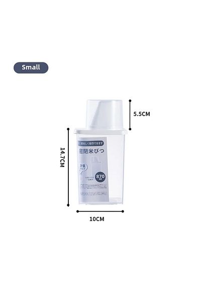 Choice 870ML Japanese Style Grain Jar Kitchen Insect Proof and Moisture-proof Storage Box for Sealed Storag