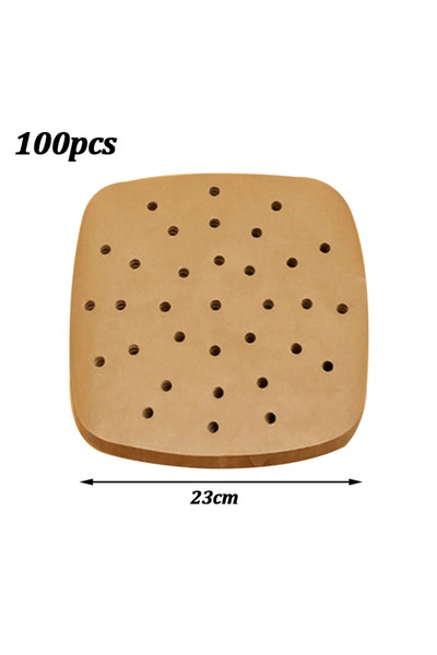 choice2 23 سم 100 قطعة ورق زبدة مقلاة هوائية للاستخدام مرة واحدة بطانة ورق مق...
