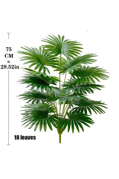 Choice 75cm Artificial Tropical Tung Palm Tree large Floor Standing Potted Nordic Style Green Fake Plant Ho