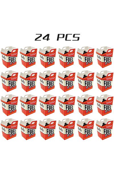 Choice AS SHOWN 24PCS 12/24 Pcs Race Car Popcorn Treat Boxes Red Candy Cookie Popcorn Container for Race Ca