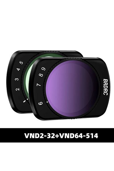 Choice VND Set BRDRC Pocket 3 VND Filters Kit for DJI Osmo Pocket 3 Adjustable Magnetic VND2-32/VND64-512 l