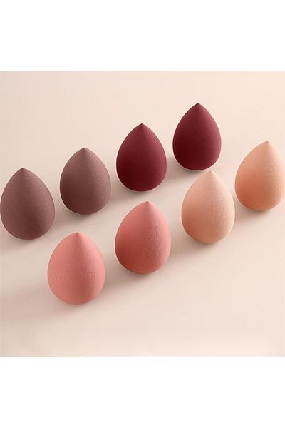 Choice 8pcs 4colors 8 Pcs Beauty Egg Makeup Sponge Blenders Beauty Sponges Foundation Applicator