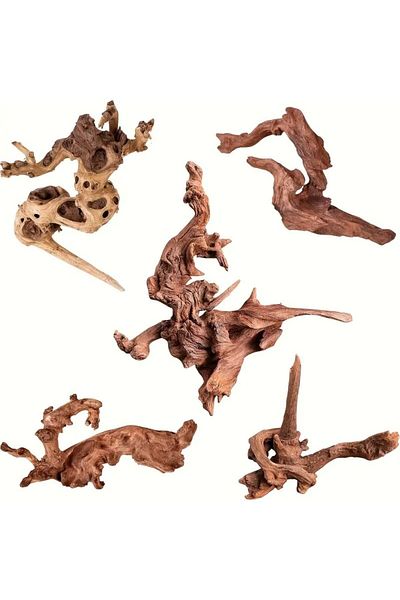 Choice 1PC 10-15CM 10-15CM Natural Driftwood Aquarium Decor - Premium Wood Fish Tank Ornament, Authentic Wo