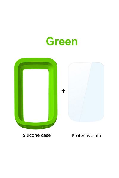 Choice Green IGPSPORT BSC100S BSC 100S Silicone Case with Protective Cover Screen Film Bike Computer Access
