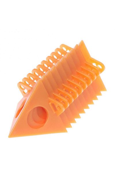 Choice 10PCS orange Plastic Pyramid Stands Triangle Paint Lift Pad Feet Rack Painting Accessories Support S